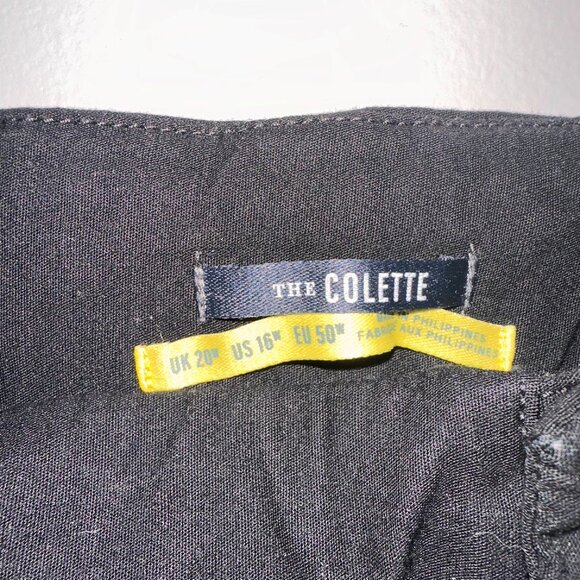 Anthropologie - Colette Ponte Crop Wide-Leg Pants by Maeve - Size 16W - Black - Picture 3 of 4